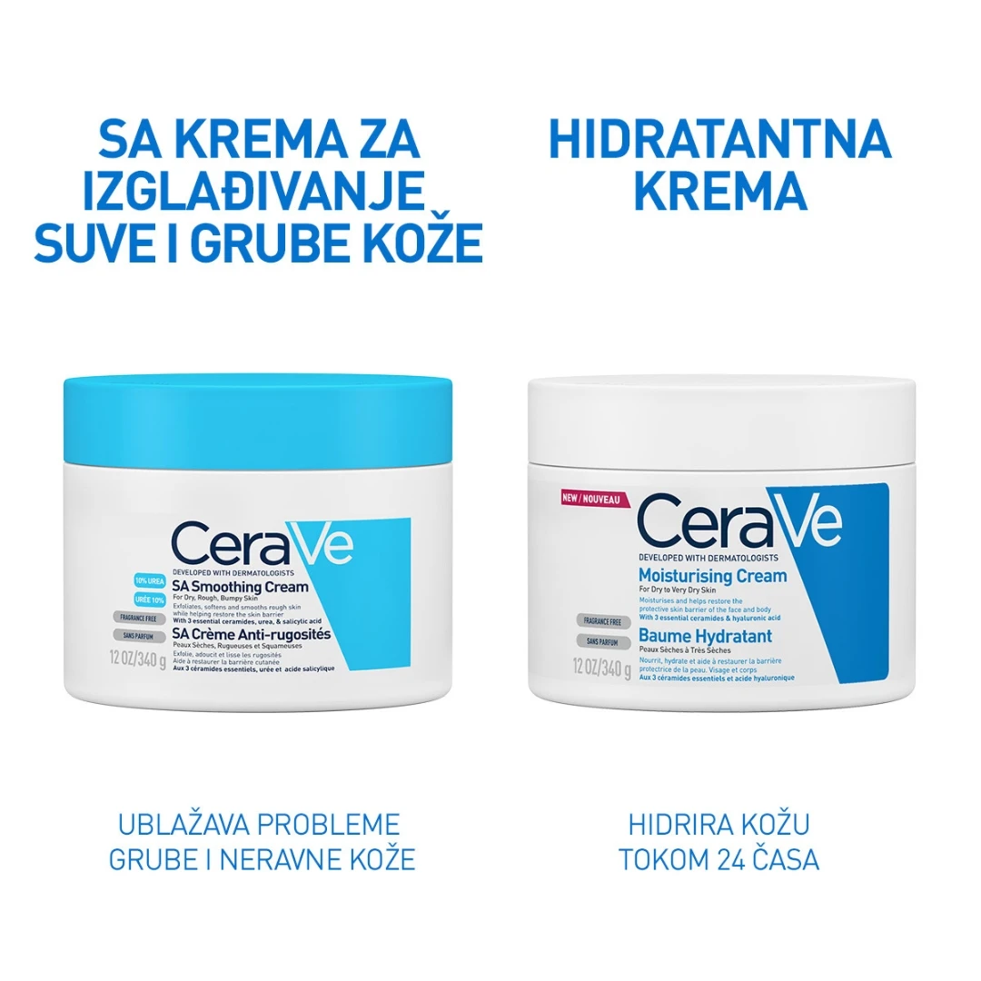 CeraVe® SA Smoothing Krema za Suvu i Grubu Kožu 177 mL