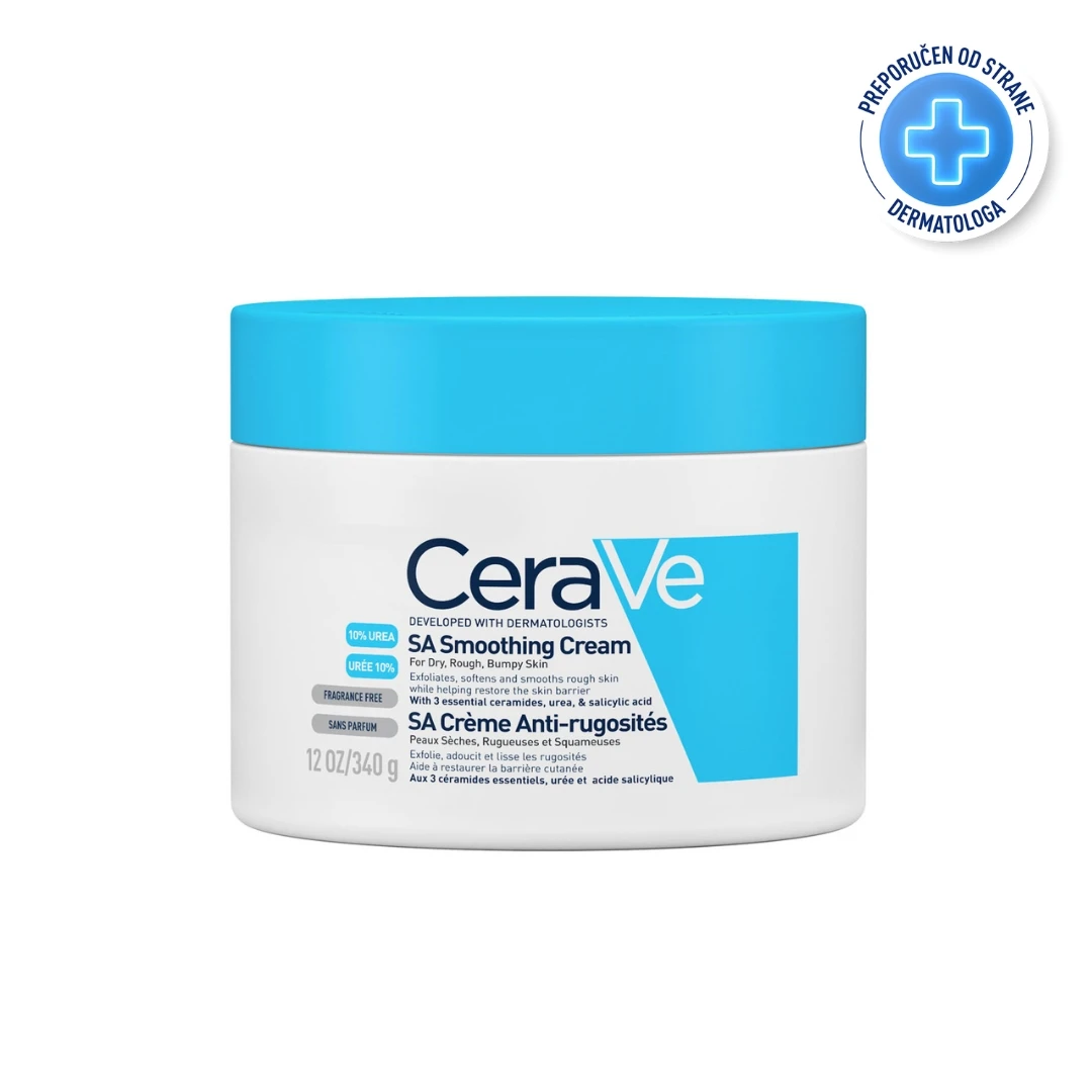 CeraVe® SA Smoothing Krema za Suvu i Grubu Kožu 340 mL