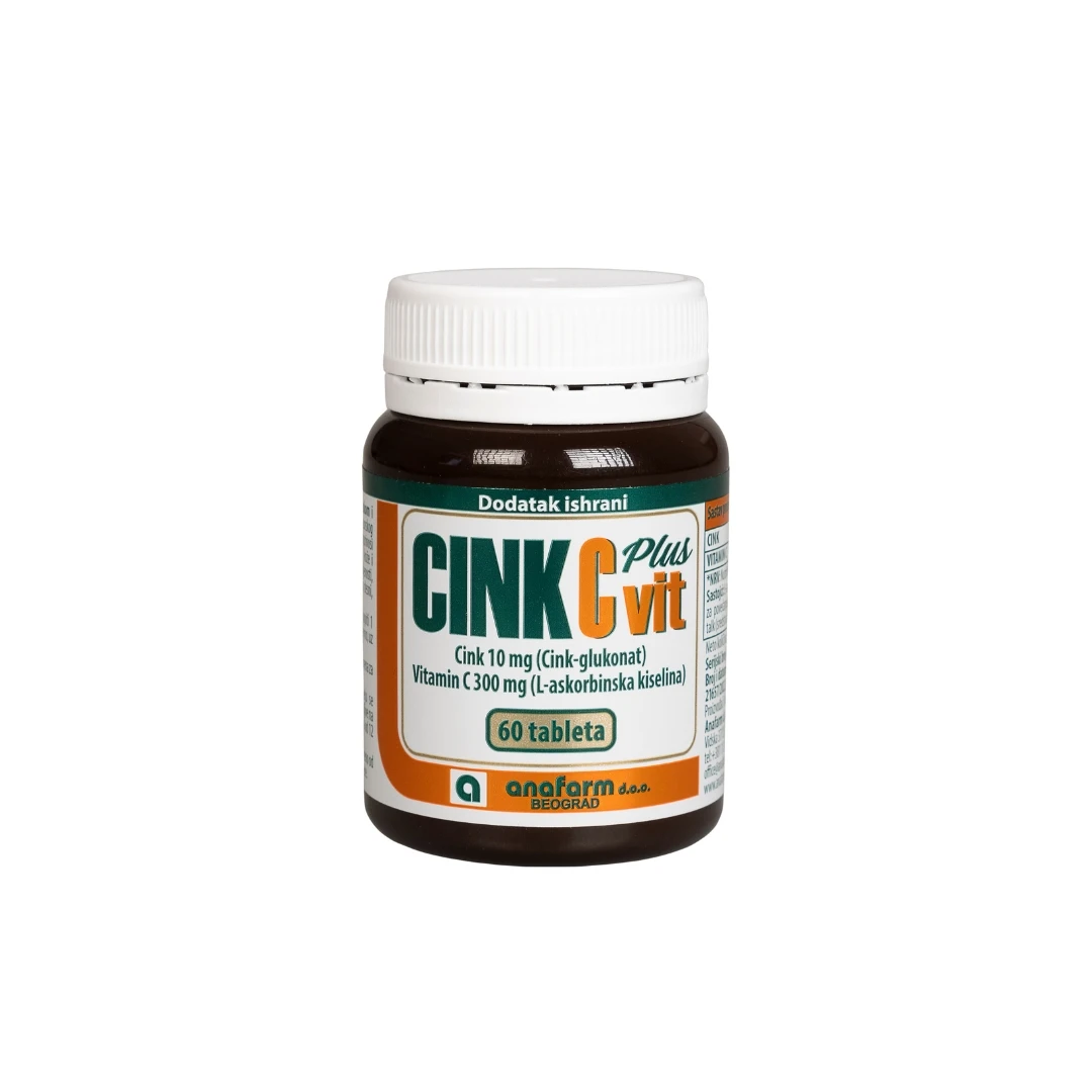 ANAFARM Cink i Vitamin C Plus 30 Kapsula