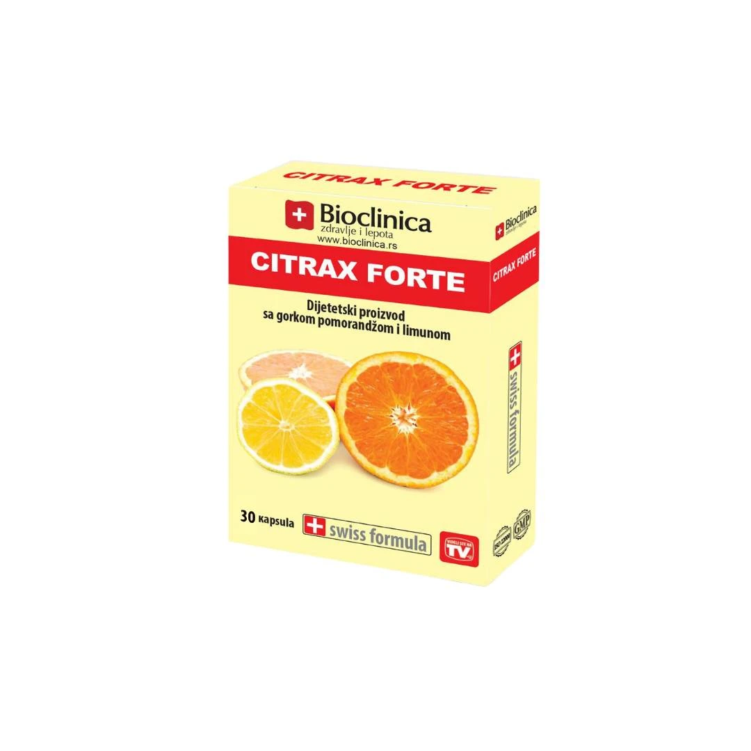 BIOCLINICA Citrax Forte 30 Kapsula za Mišavljenje