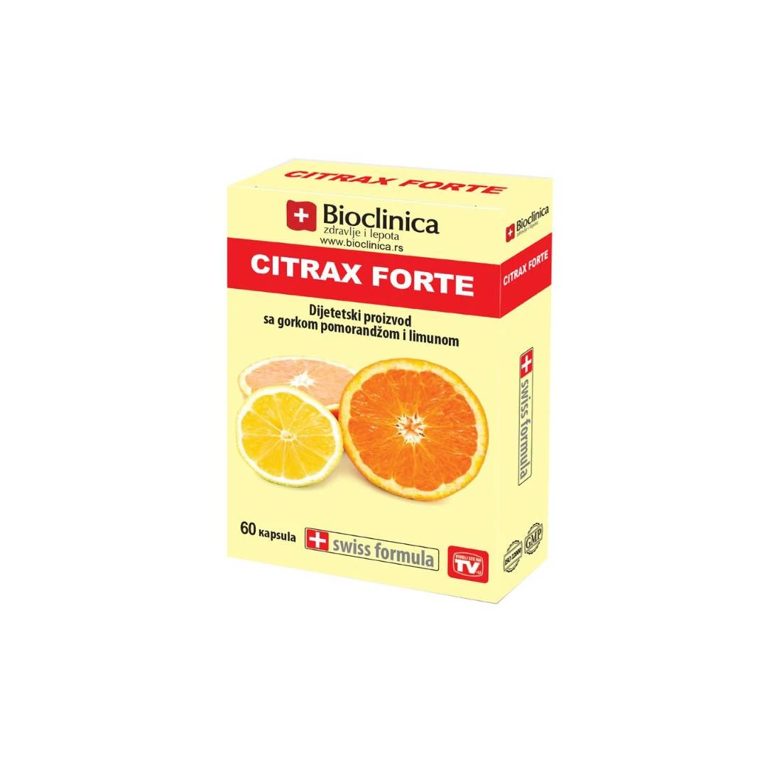 BIOCLINICA Citrax Forte 60 Kapsula za Mišavljenje