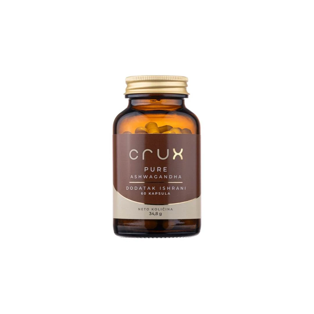 CRUX PURE Ashwagandha 60 Kapsula; Organska Ašvaganda