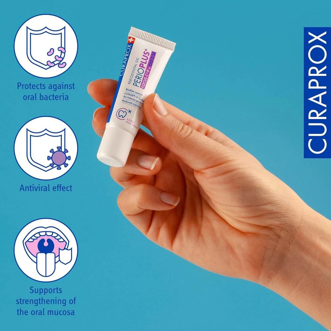 CURAPROX Perio Plus+ FOCUS Gel sa Hijaluronskom Kiselinom10 mL