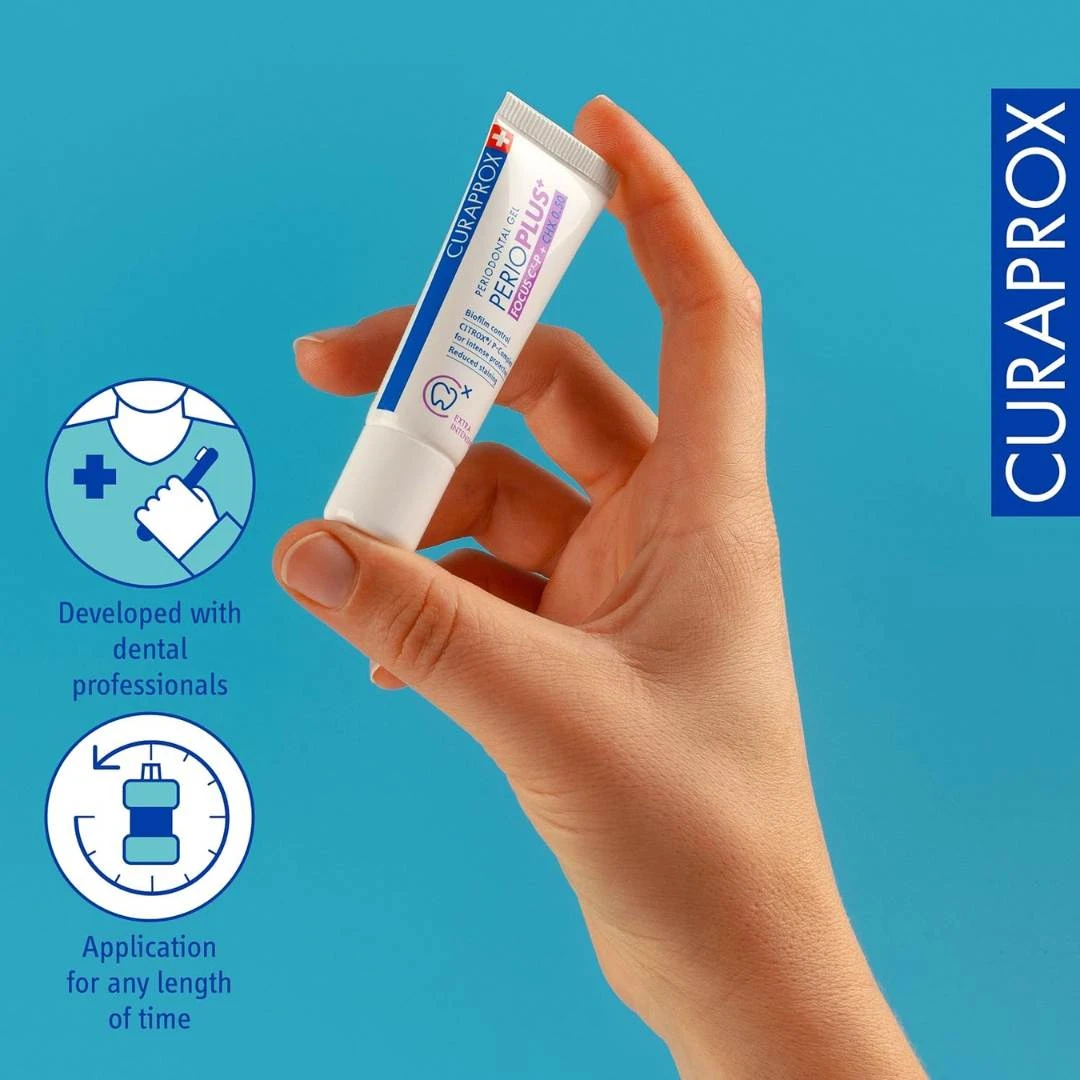 CURAPROX Perio Plus+ FOCUS Gel sa Hijaluronskom Kiselinom10 mL