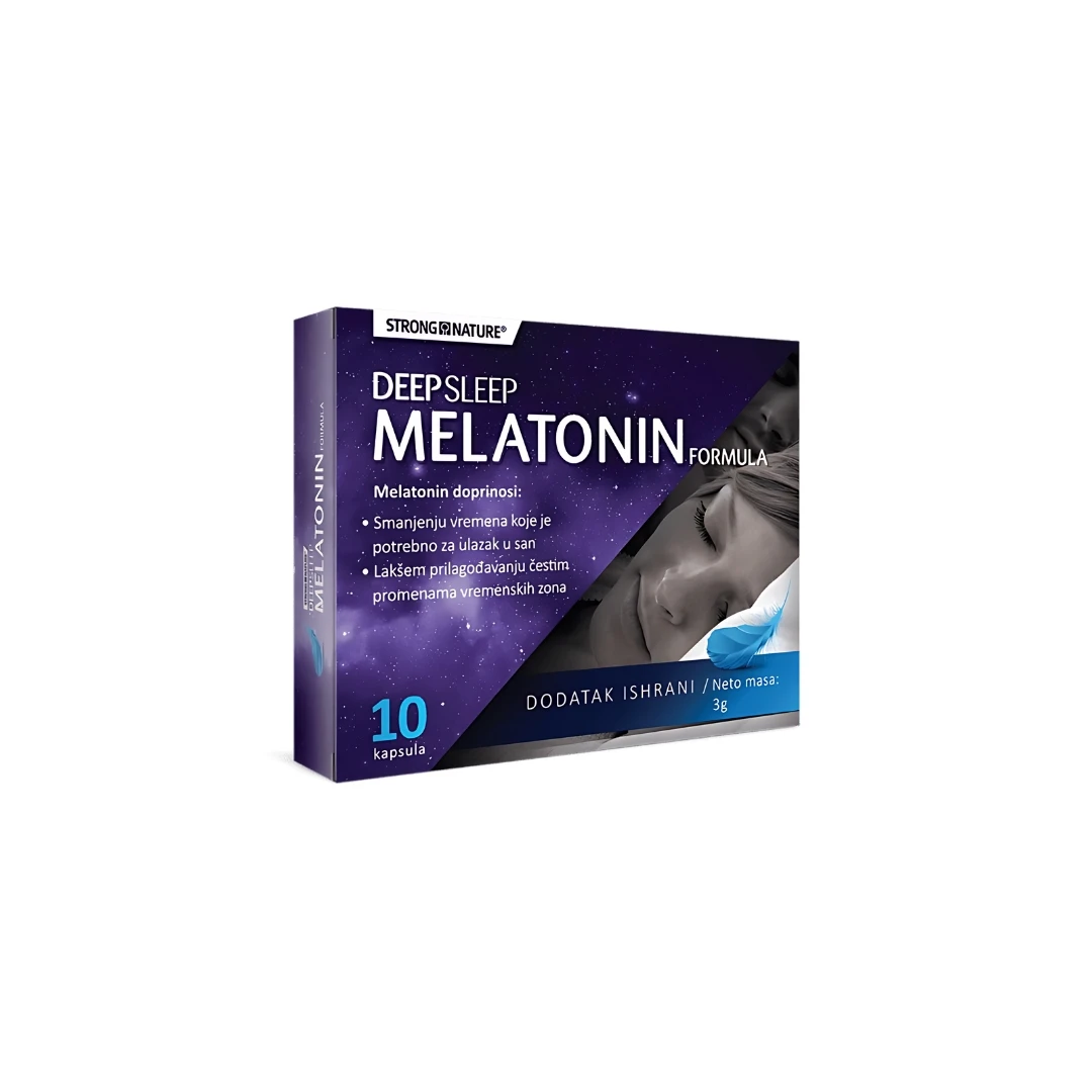 STRONG NATURE® Deep Sleep Melatonin Formula 10 Kapsula