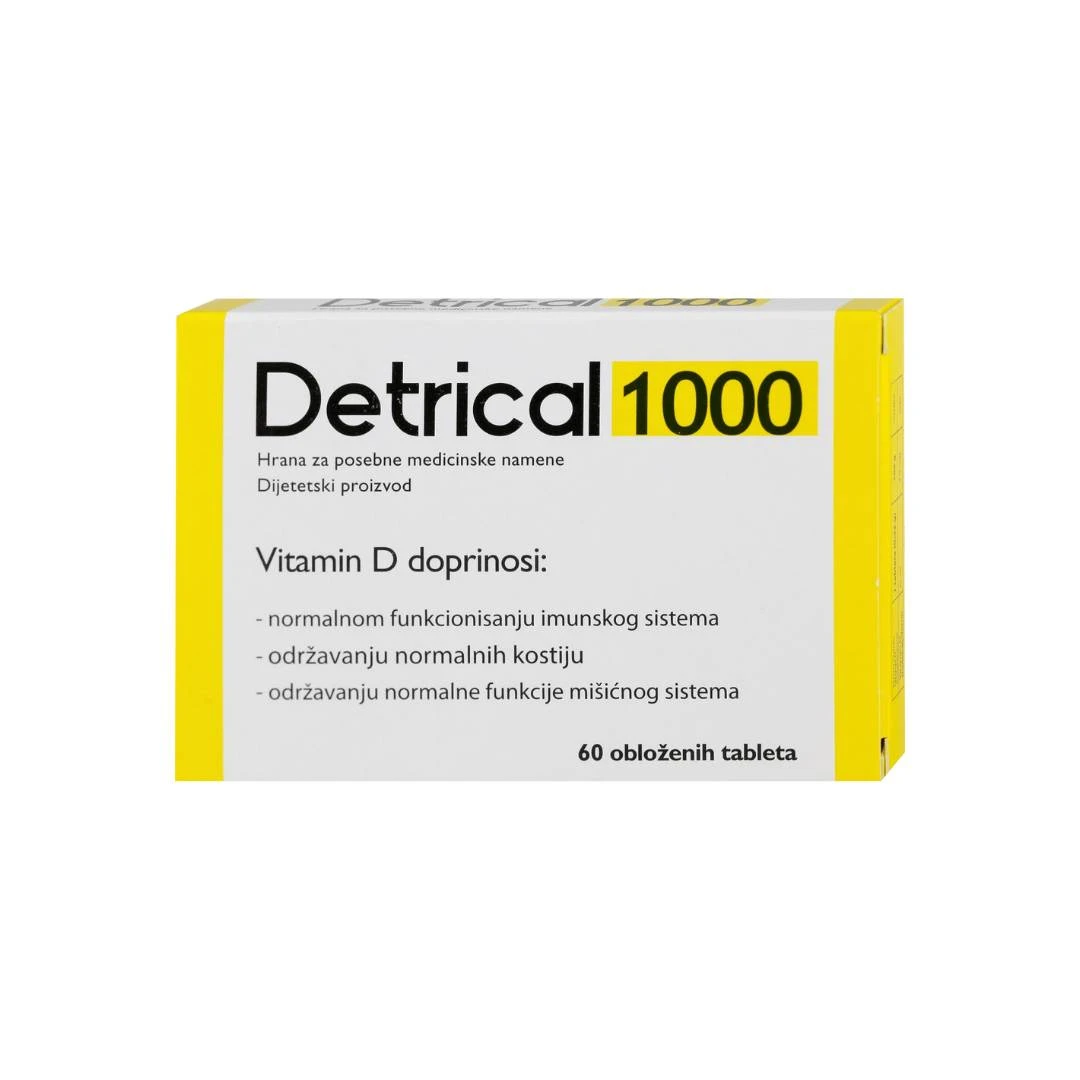 Dr. Theiss Detrical 1000 60 Tableta Vitamin D (Holekalciferol)