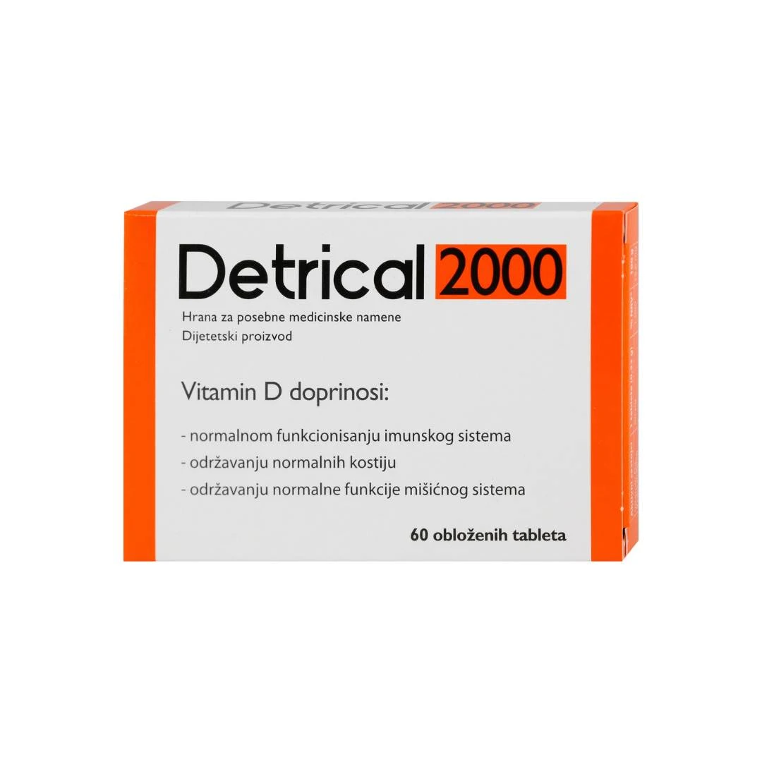 Dr. Theiss Detrical 2000 60 Tableta Vitamin D (Holekalciferol)