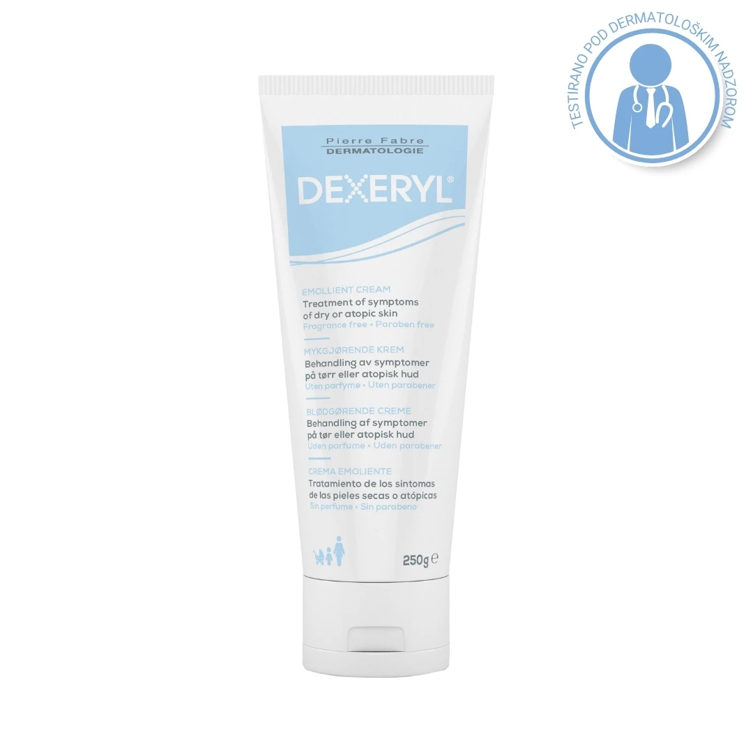 DEXERYL® Krema za Veoma Suvu Kožu, Atopijski Dermatitis i Nakon Radioterapije 250 mL