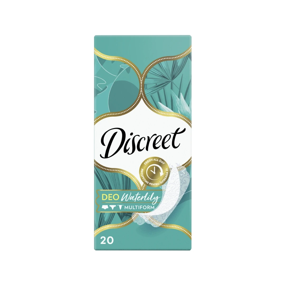 Discreet Deo Waterlily Regular Dnevni Ulošci 20 Uložaka