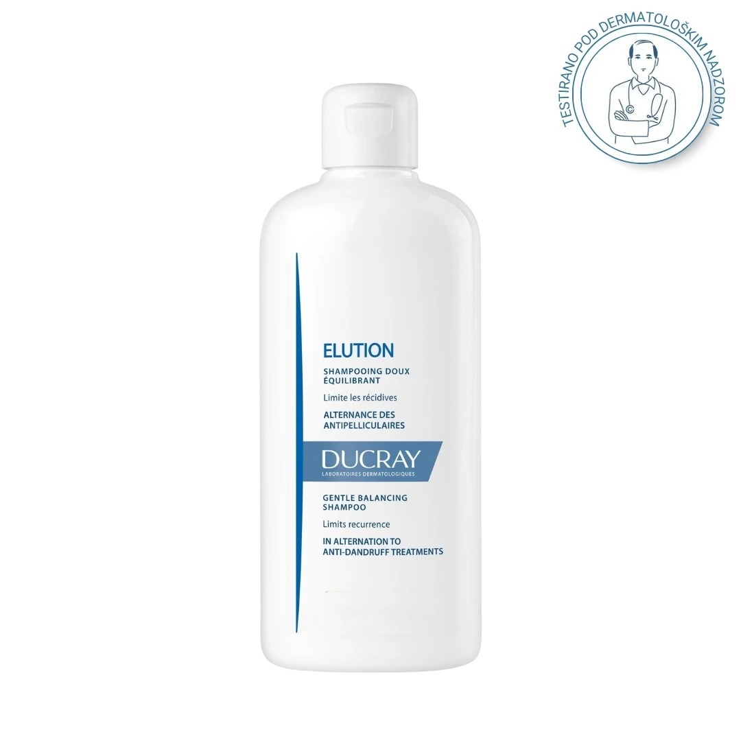DUCRAY ELUTION Nežni Šampon za Realans Elution Gentle Balancing Shampoo 200 mL