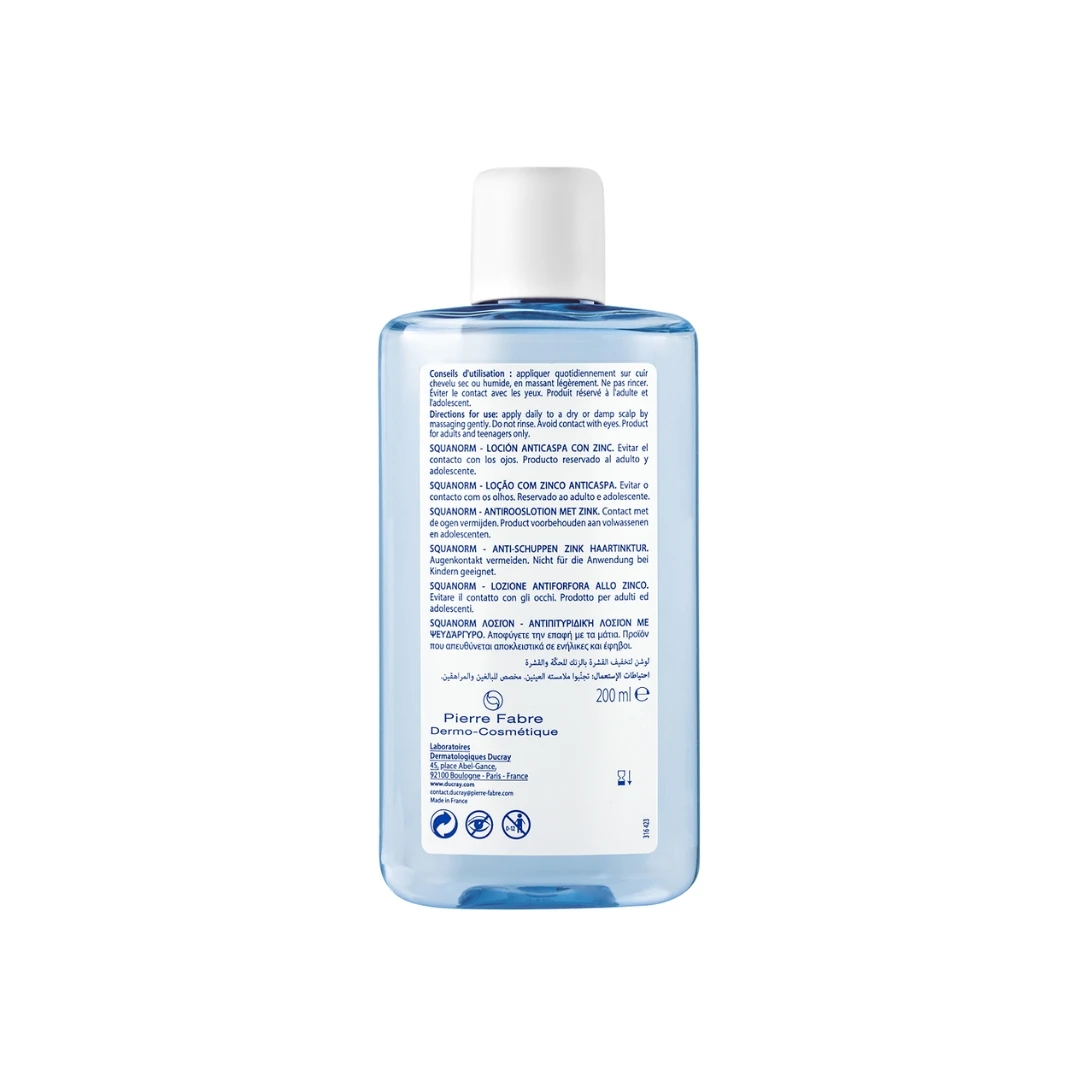 DUCRAY SQUANORM Losion sa Cinkom Protiv Peruti Squanorm Anti-Dandruff Lotion With Zinc 200 mL