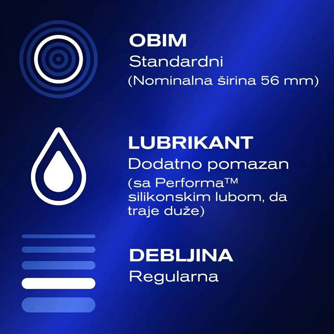 Durex® Kondomi Extended Pleasure za Produžen Osnos 3 Kondoma