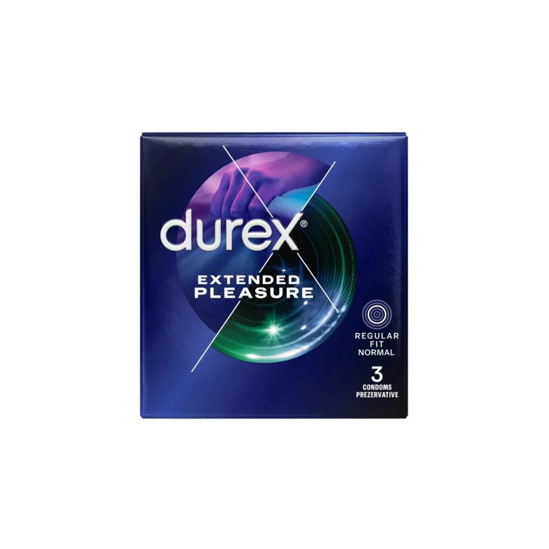 Durex® Kondomi Extended Pleasure za Produžen Osnos 3 Kondoma