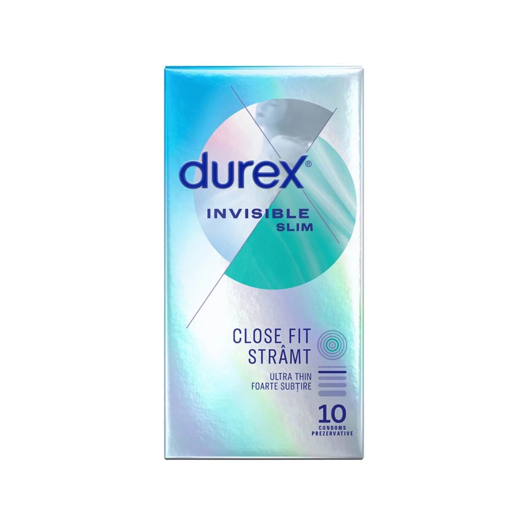 Durex® Kondomi Invisible SLIM 10 Kondoma