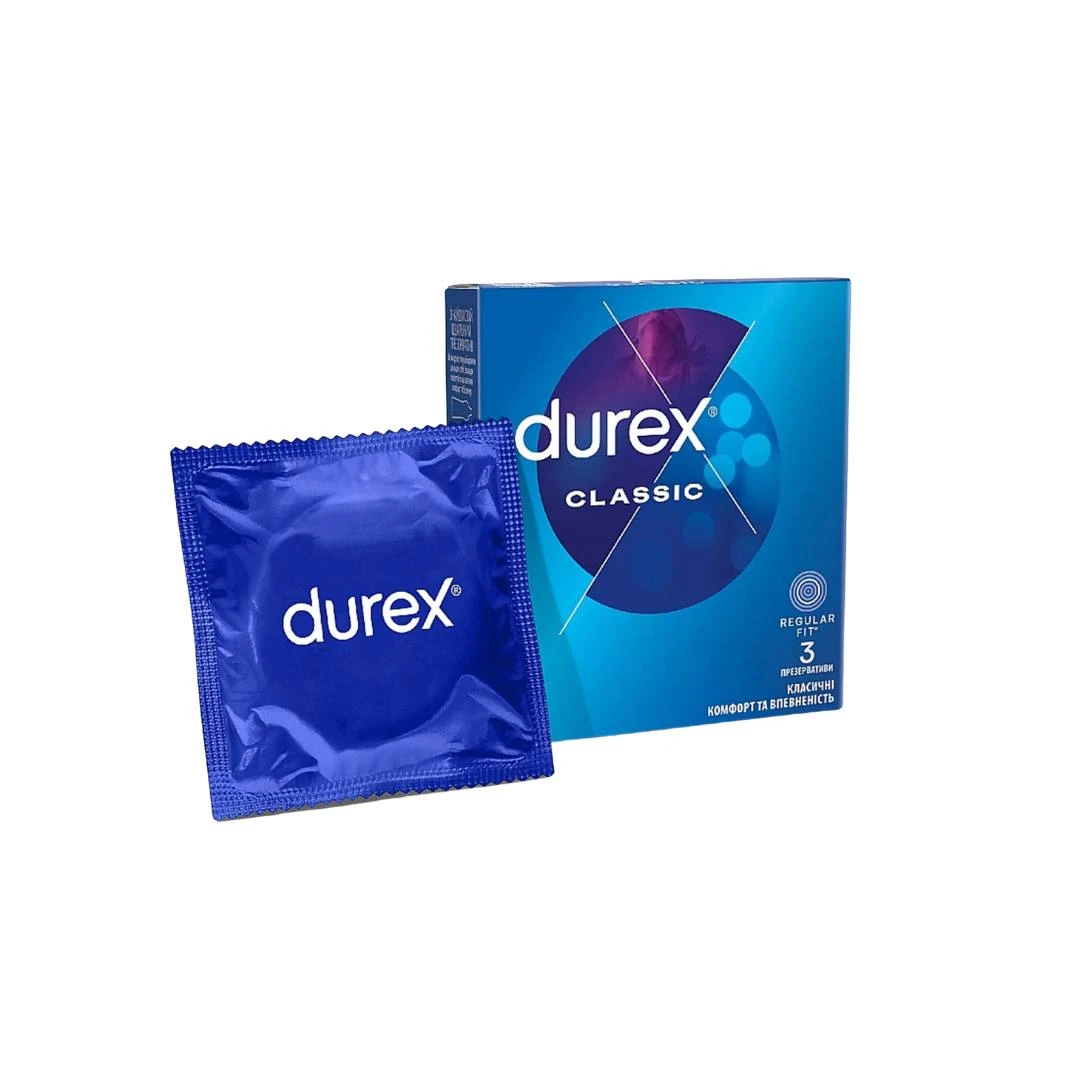 Durex® Kondomi Original Classic 3 Kondoma