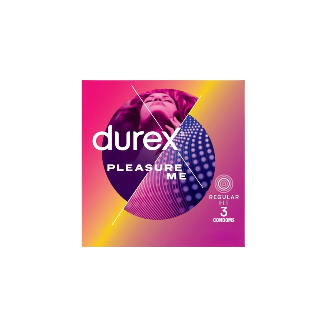 Durex® Kondomi PLEASURE ME Rebrasti i Tačkasti 3 Kondoma