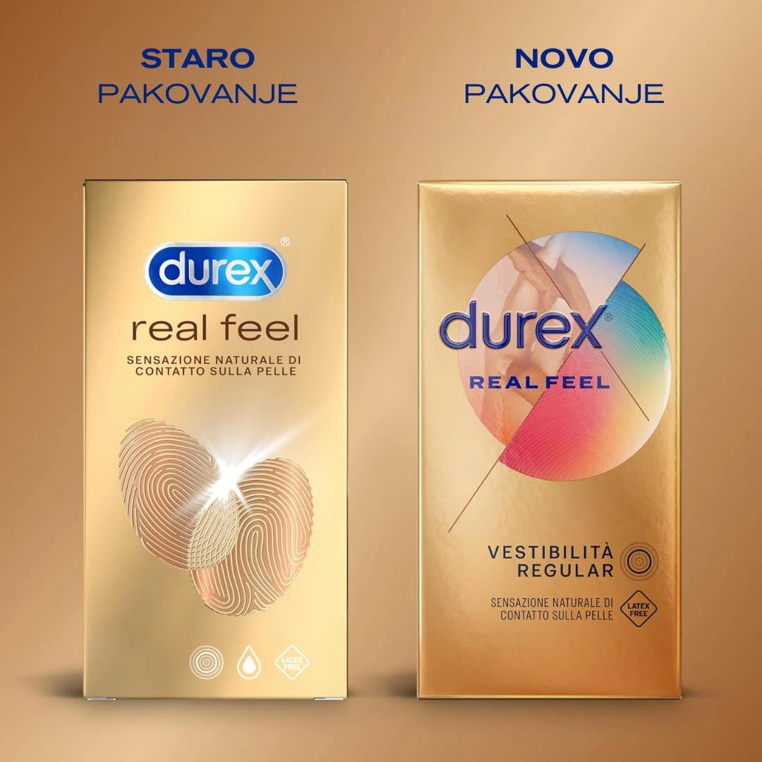 Durex® Kondomi REAL FEEL Bez Lateksa 10 Kondoma