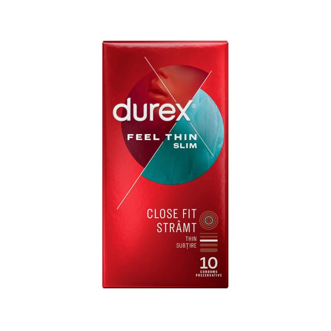 Durex® Kondomi SLIM FIT 10 Kondoma Užeg Promera