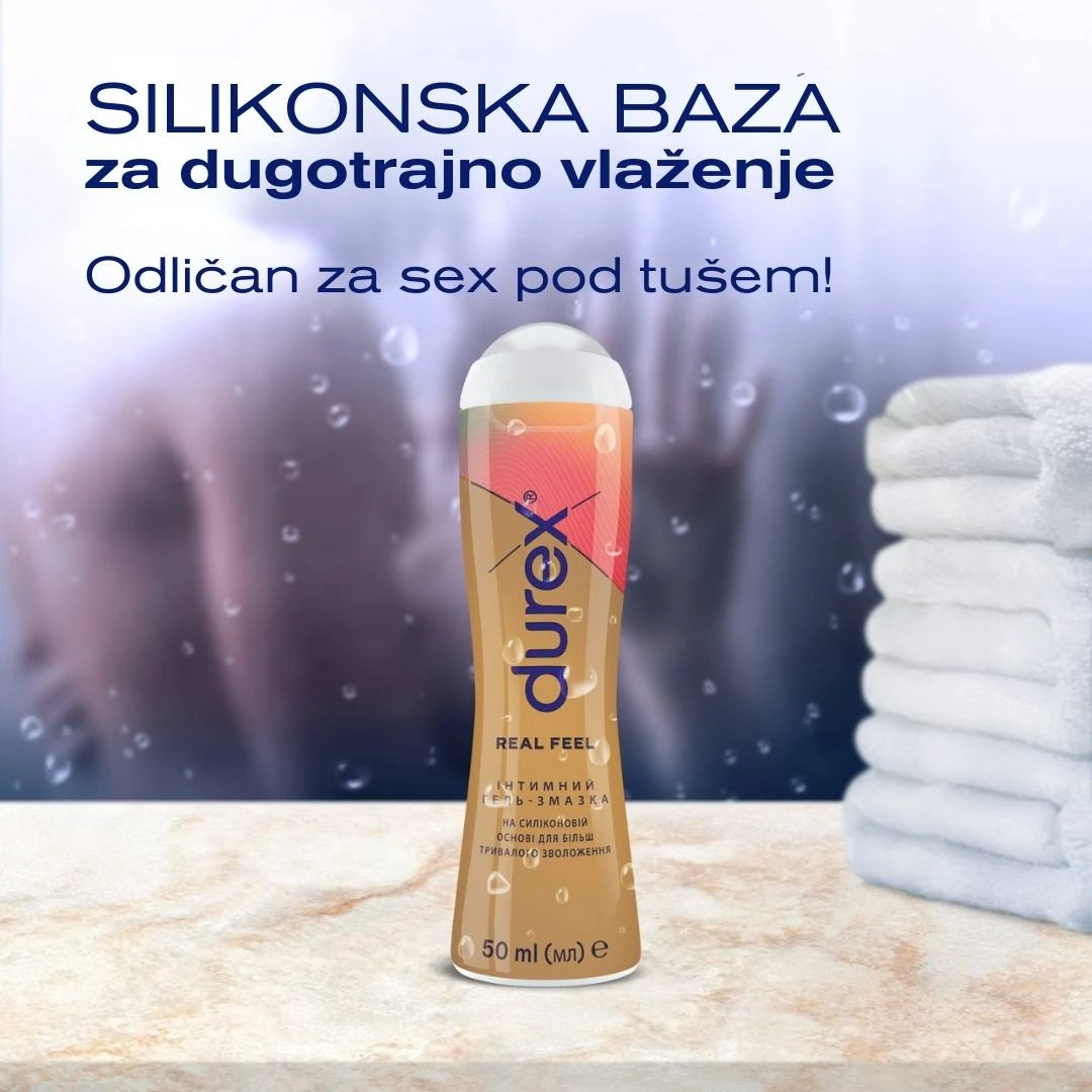 Durex® Lubrikant Real Feel na Bazi Silikona 50 mL