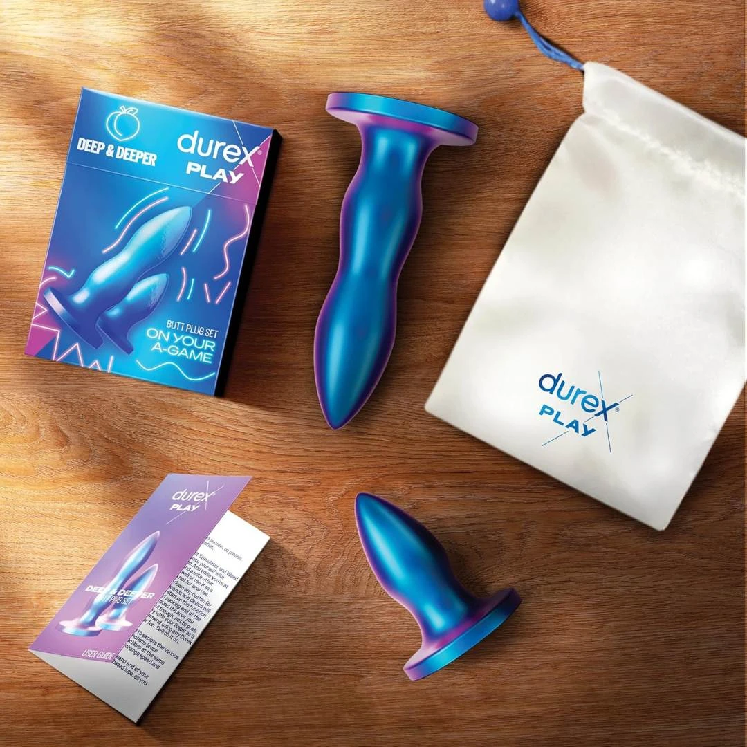 Durex® SET Analnih Čepova Play Deep and Deeper Analni Plug Čep