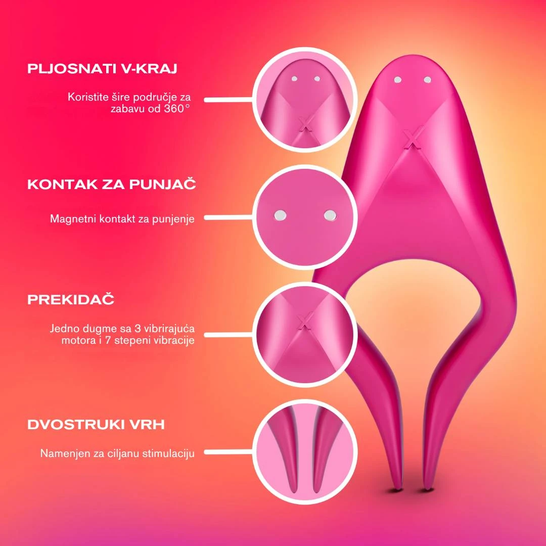 Durex® Play Ride and Tease Vibrator za Stimulaciju Erogenih Zona Unisex 1 Komad 