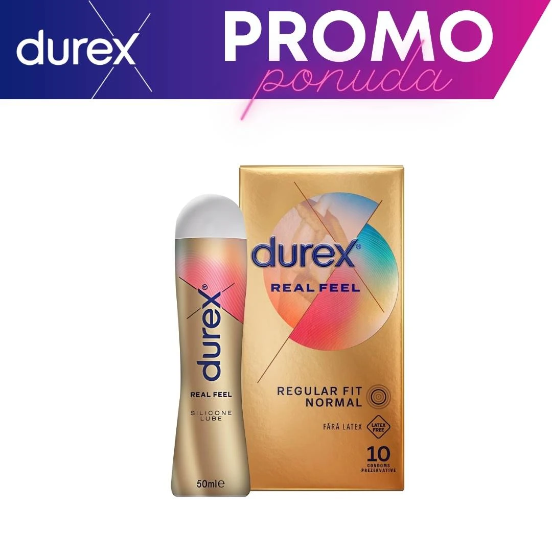 Durex® PROMO Kondomi bez Lateksa i Lubrikant za Bolji Osećaj Tokom Sexa