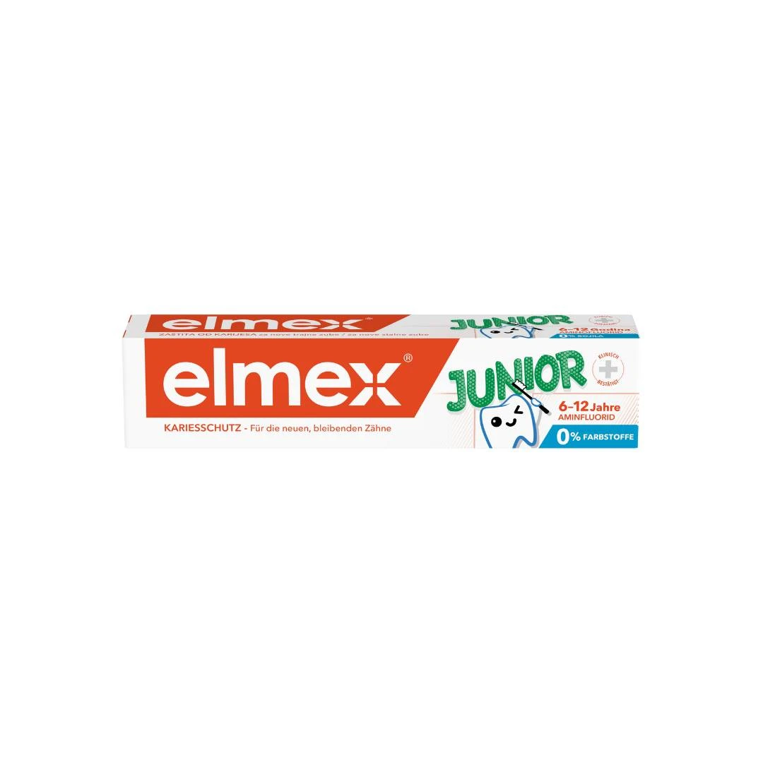 elmex® JUNIOR Pasta za Zube 6-12 Godina 75 mL