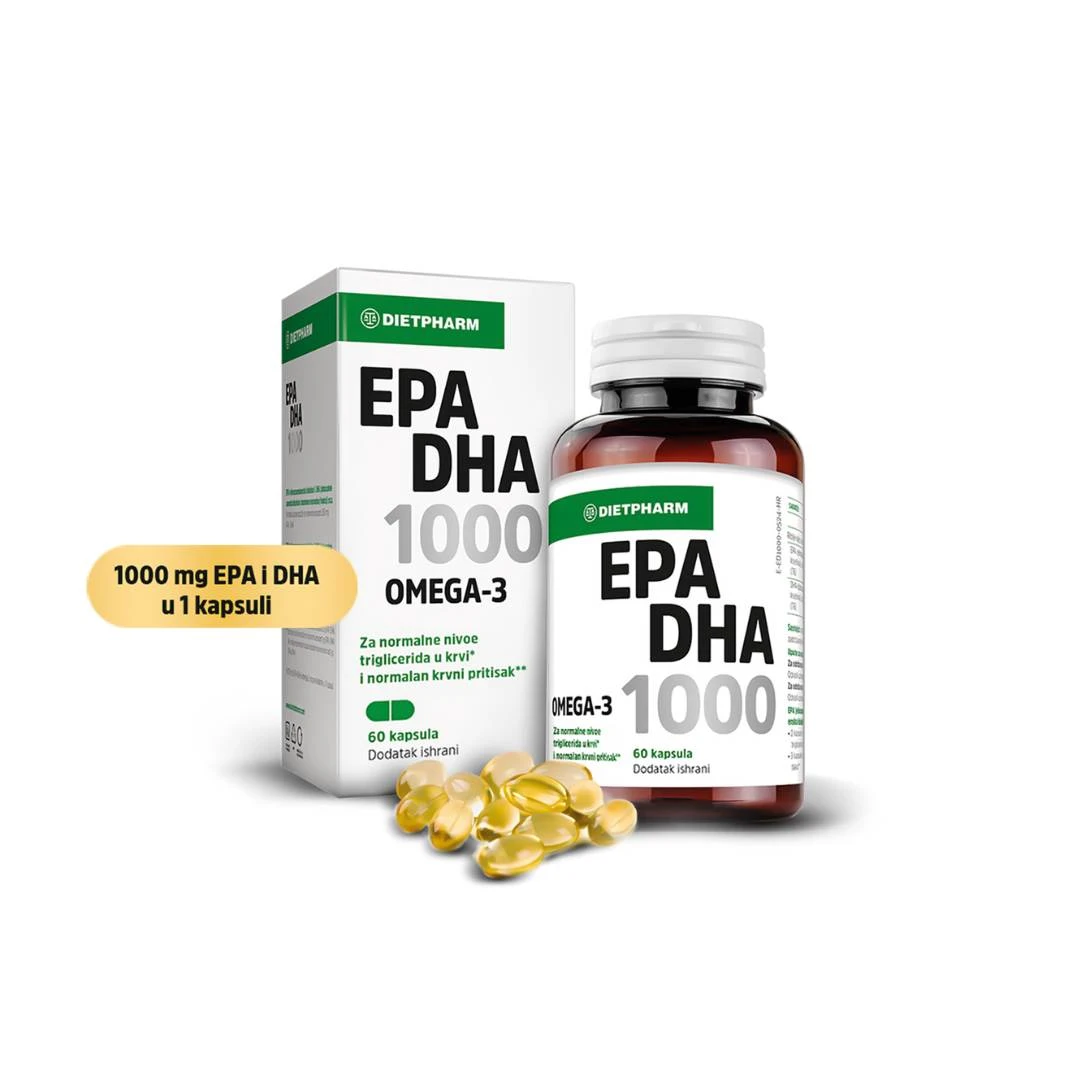 DIETPHARM EPA DHA 1000 Omega 3 60 Kapsula