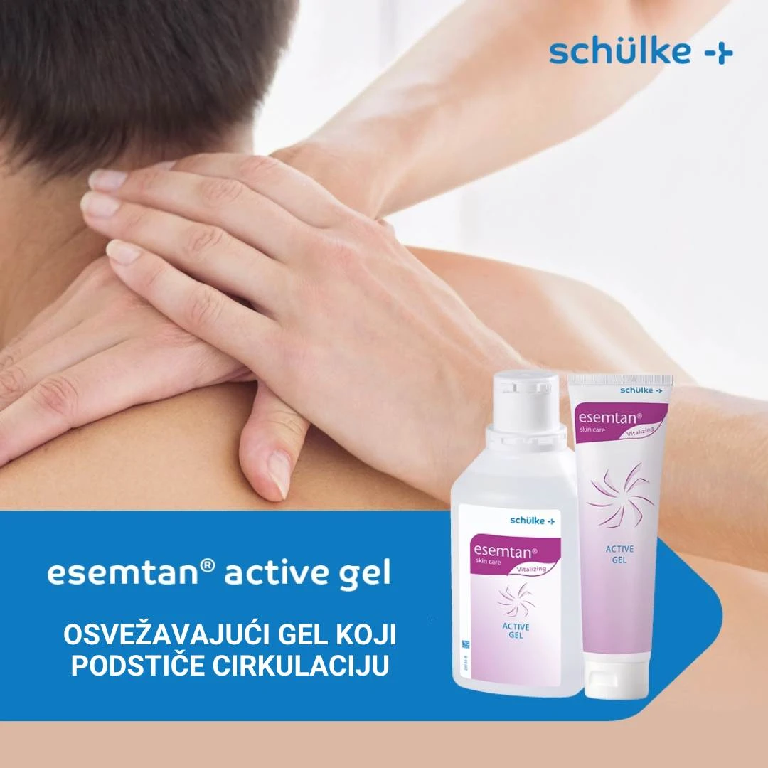 Schülke Esemtan Active Gel 150 mL; za Umorne; Teške Noge