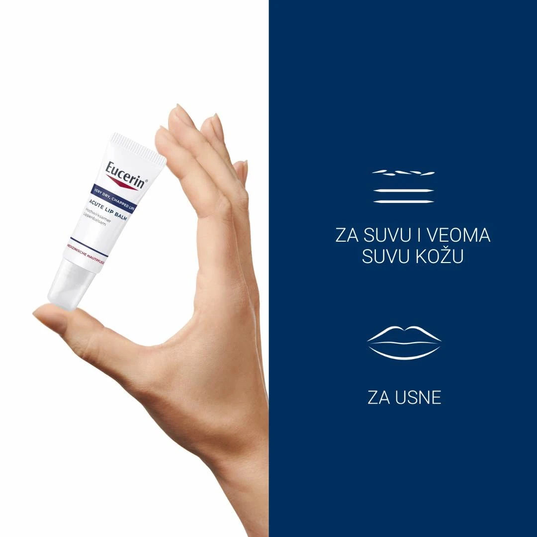 Eucerin® Acute Balsam za Ekstra Suve Usne 10 mL