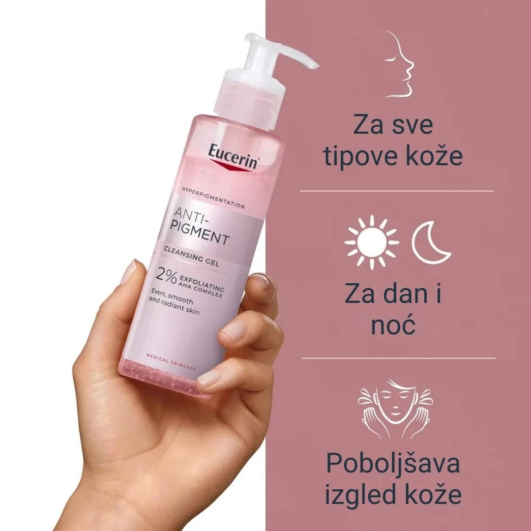 Eucerin® Anti Pigment Gel za Čišćenje Lica i Kože Sklone Hiperpigmentacijama 200 mL