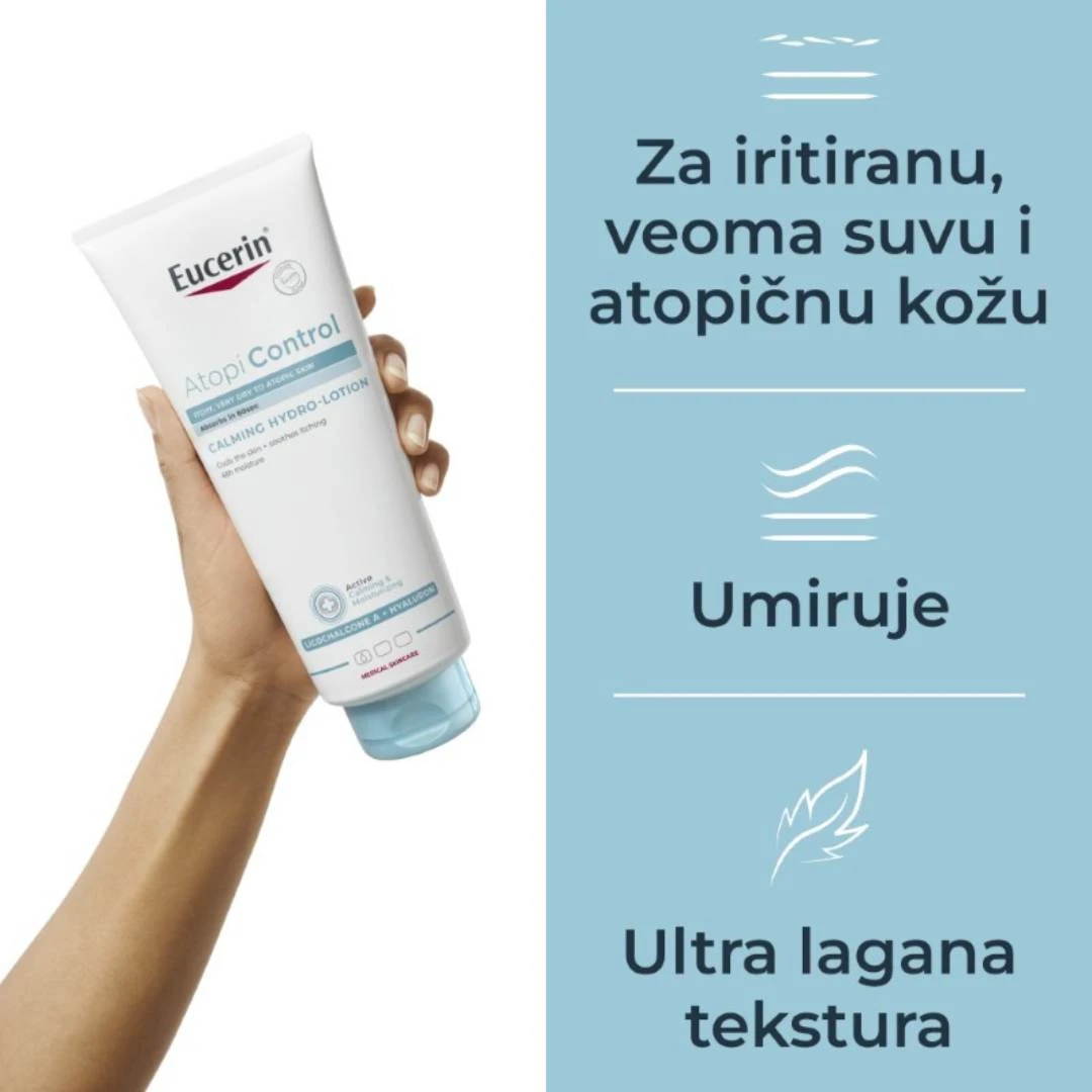 Eucerin® AtopiControl Calming Hydro Lotion Umirujući Hidrantni Losion za Telo 400 mL