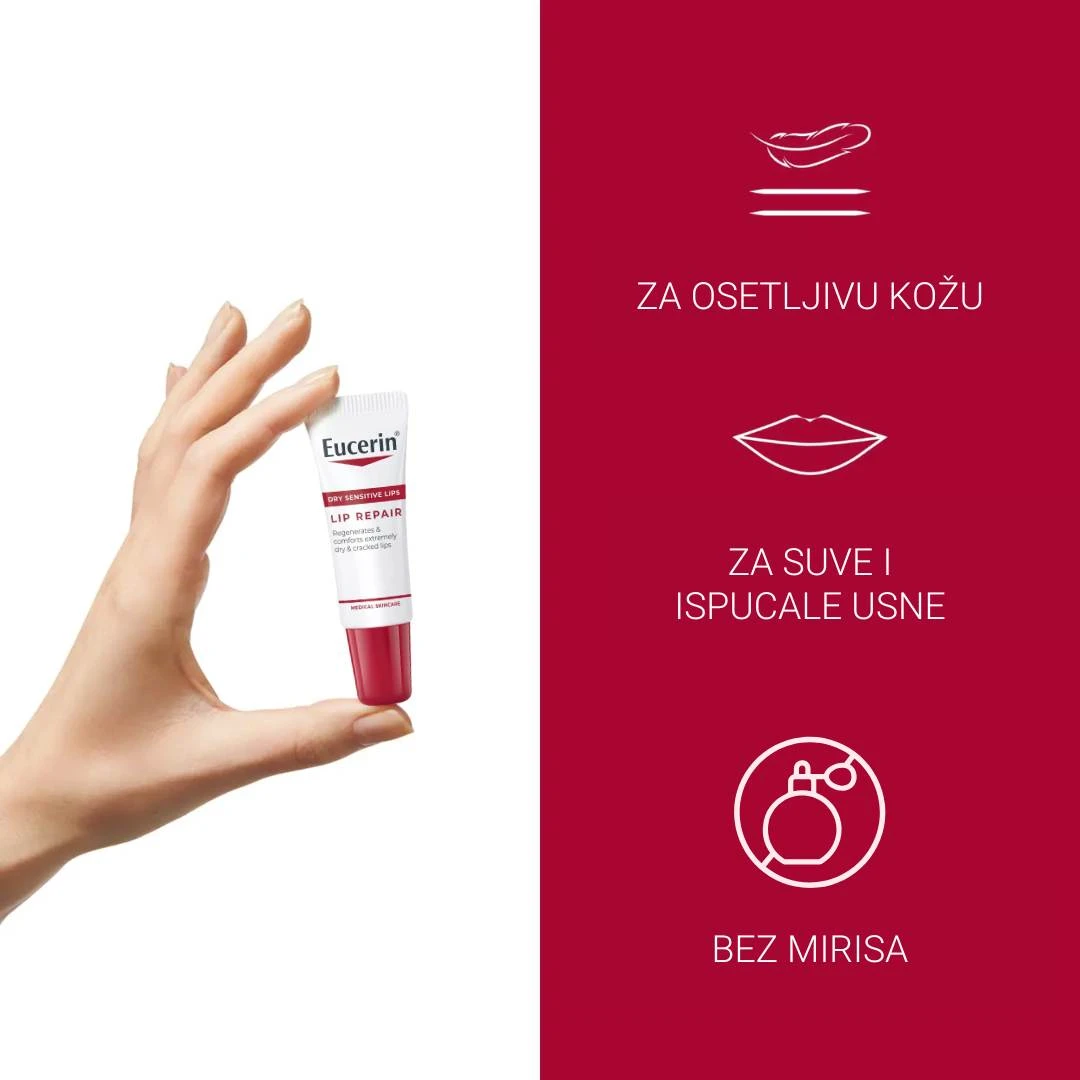 Eucerin® Balsam za Negu i Regeneraciju Usana 10 mL