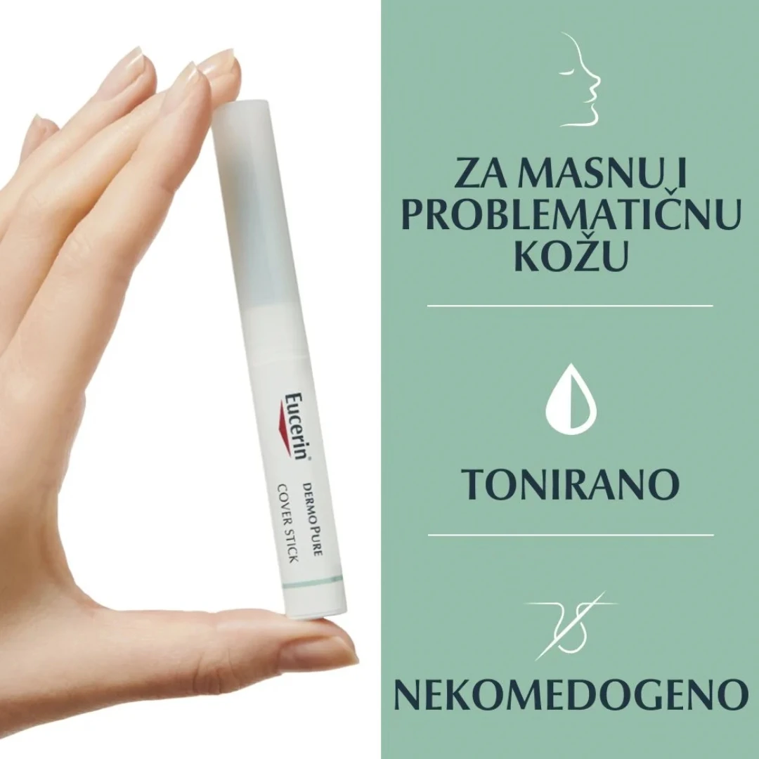 Eucerin® DermoPure Korektor za Masnu Kožu Lica 2.5 g; Akne i Bubuljice