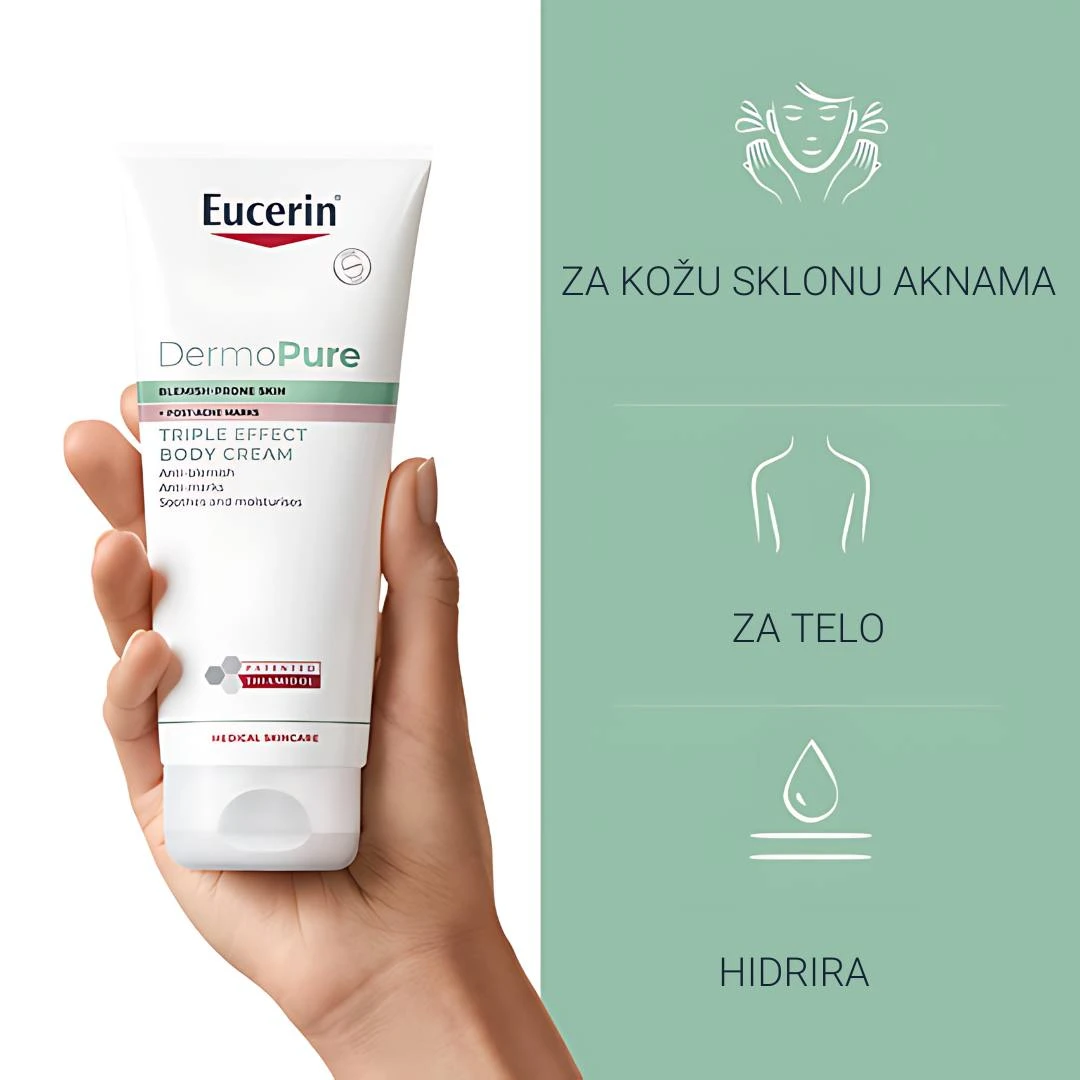 Eucerin® DermoPure Triple Effect Krema za Telo sa Trostrukim Efektom 200 mL