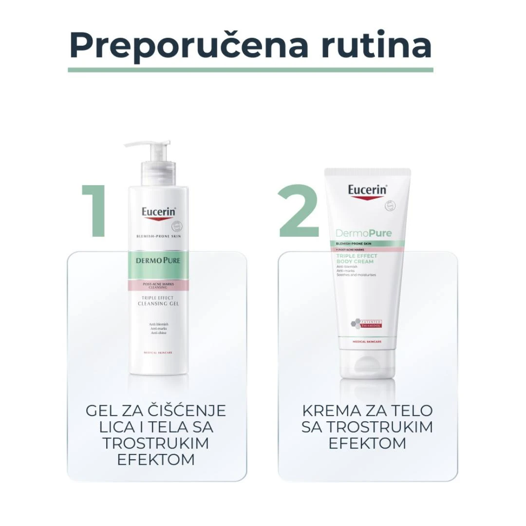 Eucerin® DermoPure Triple Effect Krema za Telo sa Trostrukim Efektom 200 mL