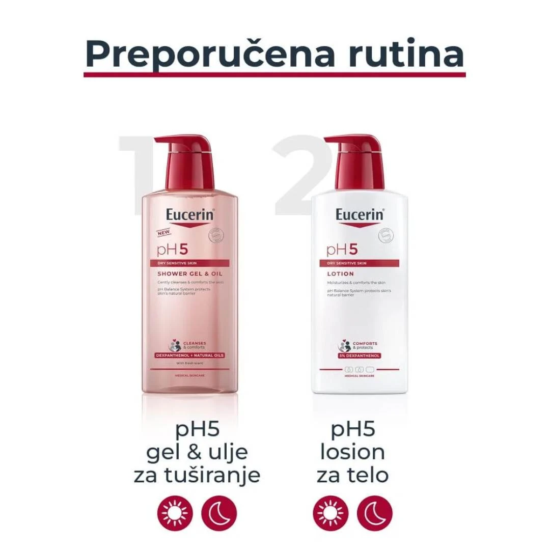 Eucerin® pH5  Gel i Ulje za Tuširanje 400 mL