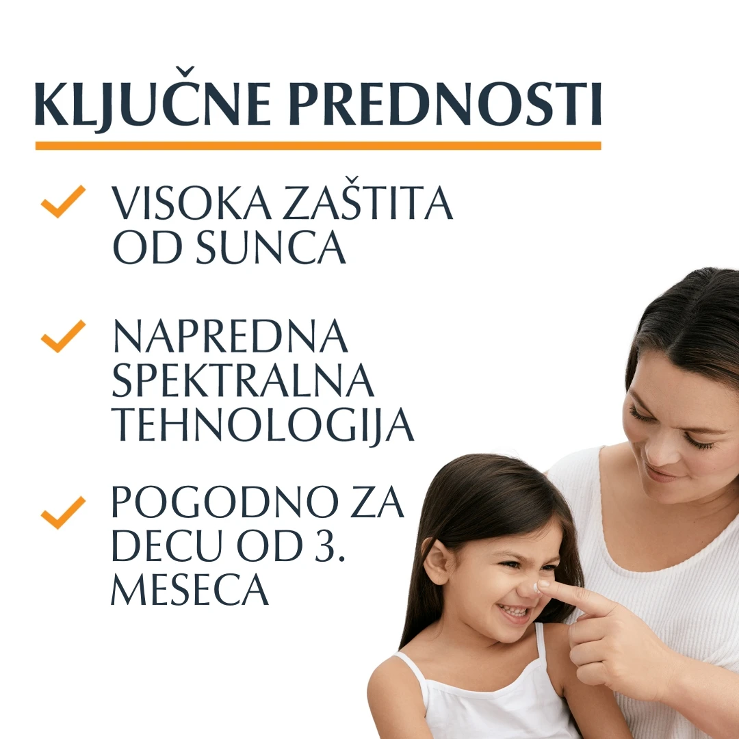 Eucerin® SUN Sprej za Zaštitu Osetljive Dečije Kože od Sunca SPF50+ 200 mL