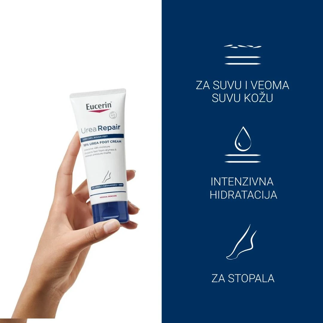 Eucerin® UreaRepair Plus Krema za Stopala sa 10% Uree 100 mL