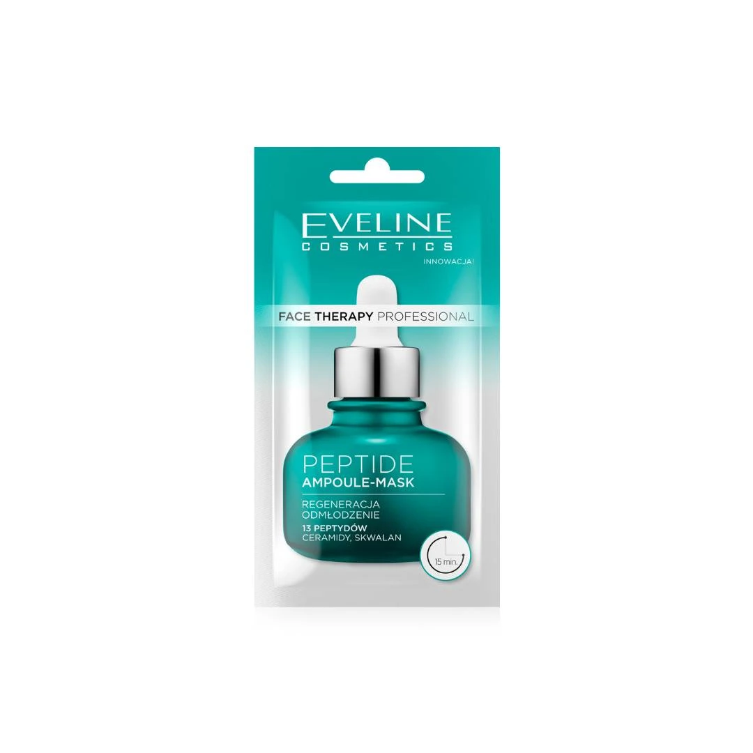 EVELINE Ampoule Mask Face Therapy Professional PEPTIDE Maska za Regeneraciju Kože Lica 8 mL