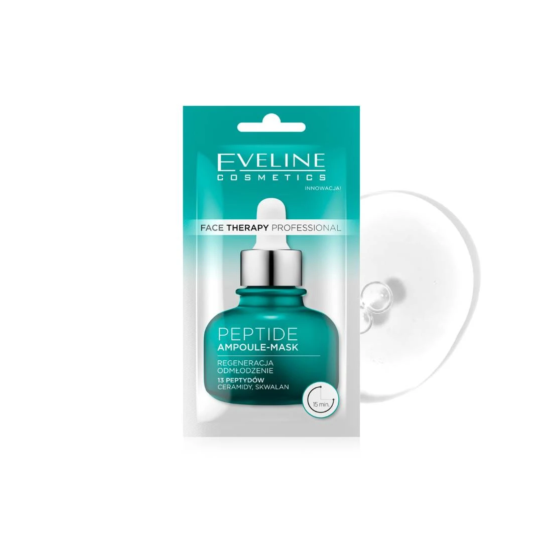 EVELINE Ampoule Mask Face Therapy Professional PEPTIDE Maska za Regeneraciju Kože Lica 8 mL