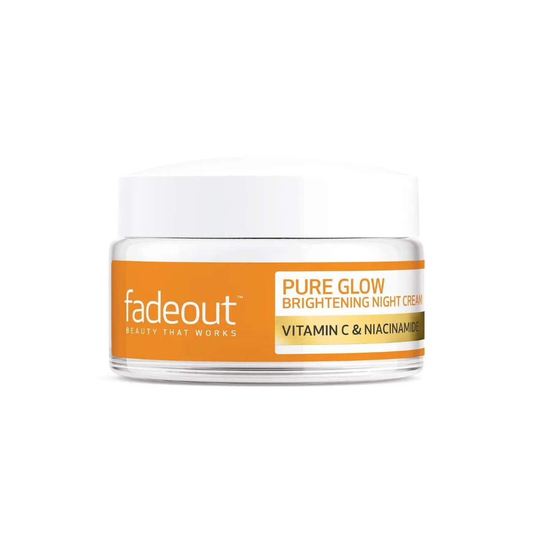 FadeOut Pure Glow Noćna Krema Protiv Hiperpigmentacija sa Vitaminom C 50 mL