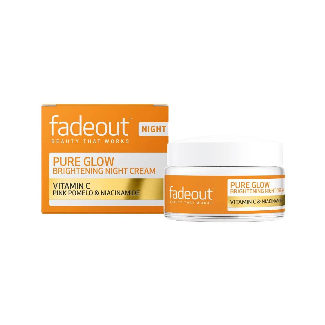 FadeOut Pure Glow Noćna Krema Protiv Hiperpigmentacija sa Vitaminom C 50 mL