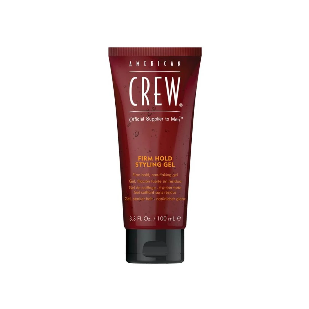 American CREW Firm Hold Styling Gel Formula Bez Stvaranja Ljuspica 100 mL