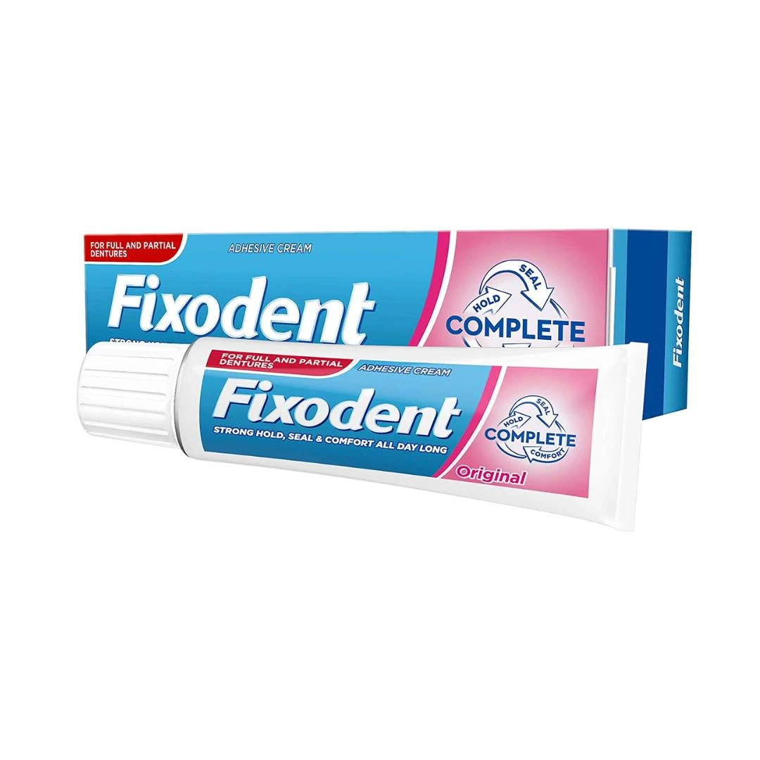 Fixodent COMPLETE Original Adhezivna Krema za Učvršćivanje Zubne Proteze 47 g