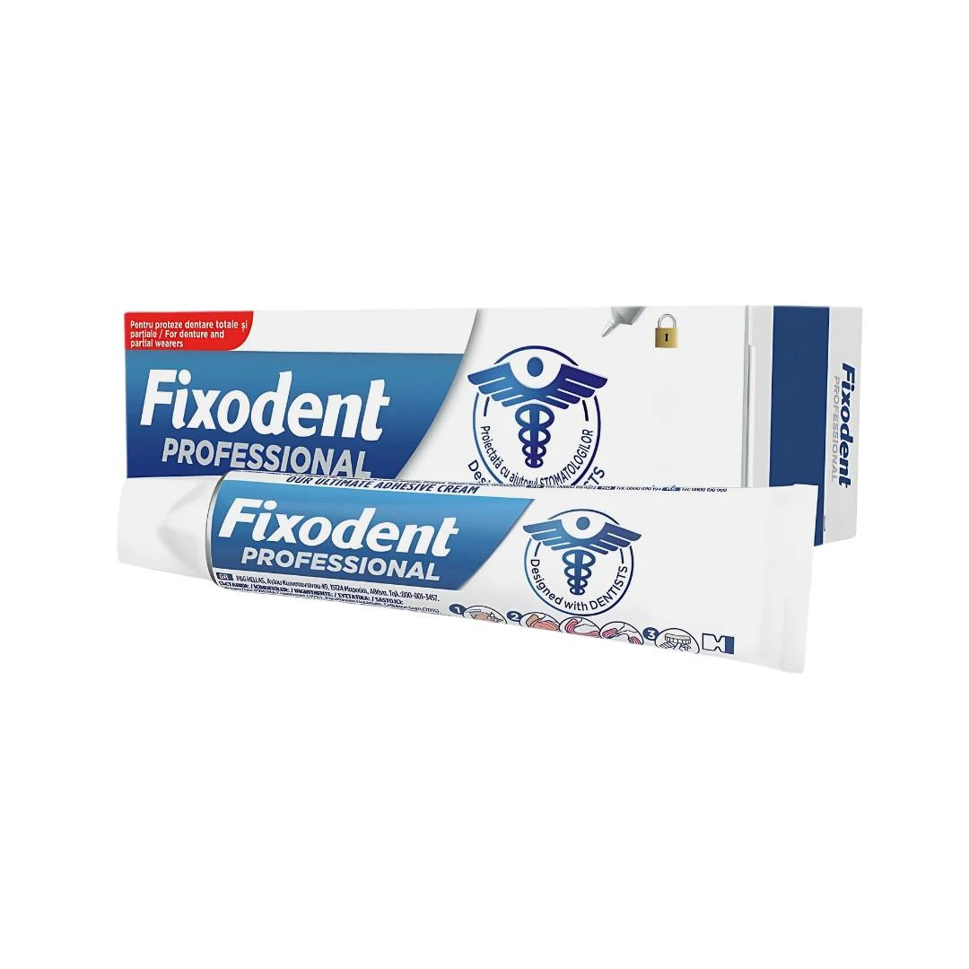 Fixodent PROFESSIONAL Adhezivna Krema za Učvršćivanje Zubne Proteze 40 g