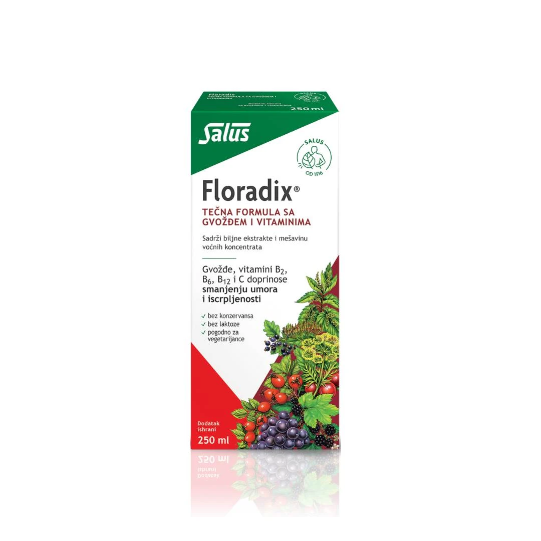 Floradix® Tonik Sirup sa Organskim Gvožđem 250 mL