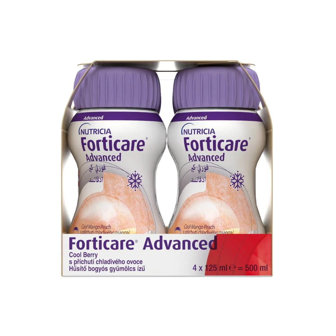 NUTRICIA Forticare® Advanced Cool Mango i Breskva 4x125 mL