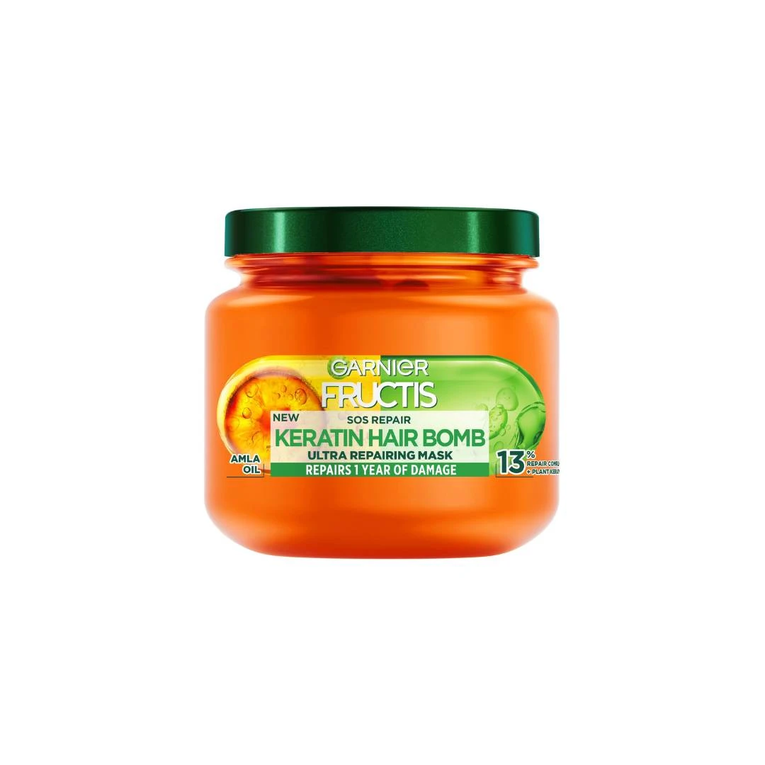 GARNIER Fructis SOS Damage Eraser Keratin Maska za Oštećenu Kosu 320 mL