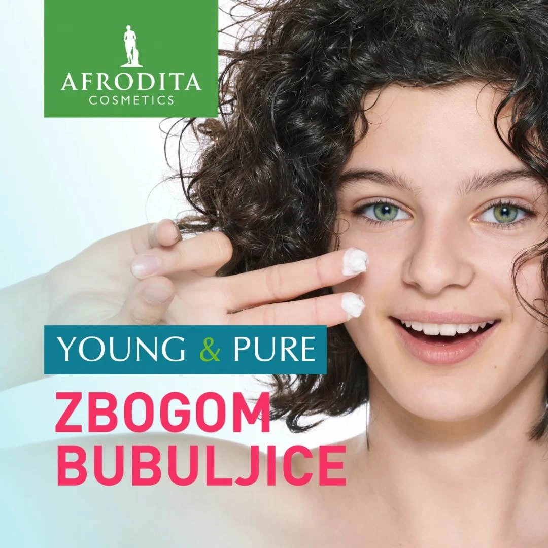 AFRODITA Young & Pure BLACK CLEANSER Gel za Čišćenje i Maska sa Ugljem 150 mL